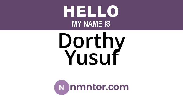 Dorthy Yusuf