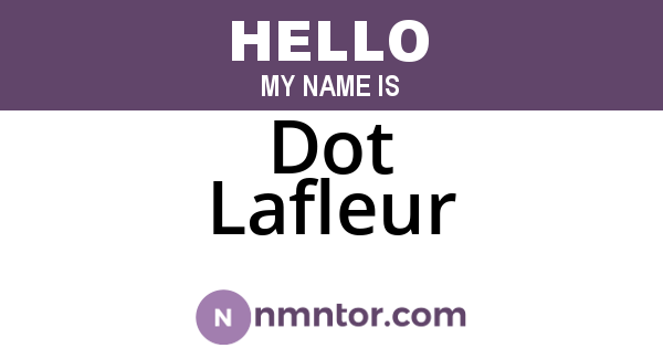 Dot Lafleur