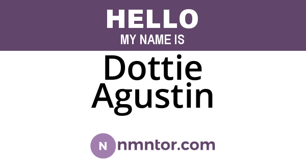 Dottie Agustin