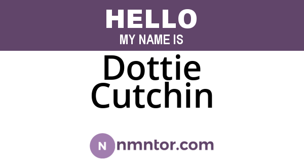 Dottie Cutchin