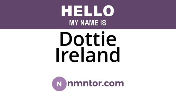 Dottie Ireland
