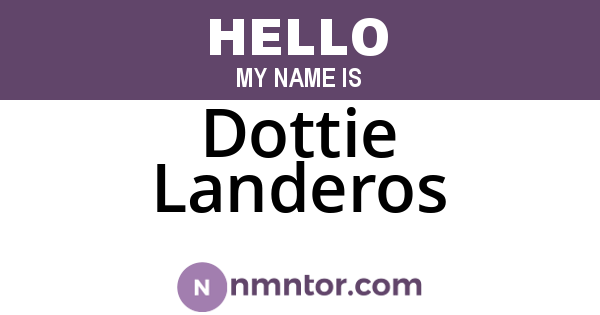 Dottie Landeros