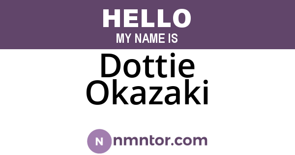 Dottie Okazaki