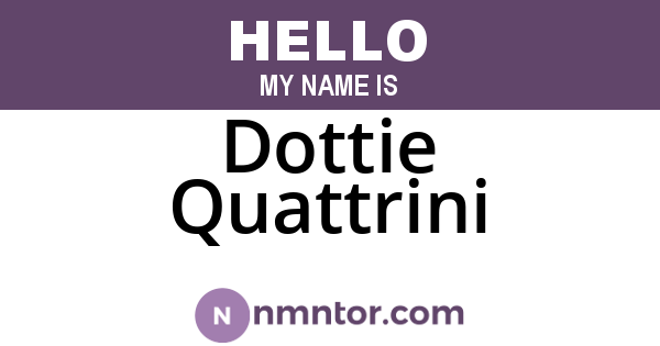 Dottie Quattrini