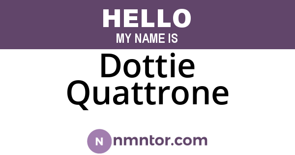 Dottie Quattrone