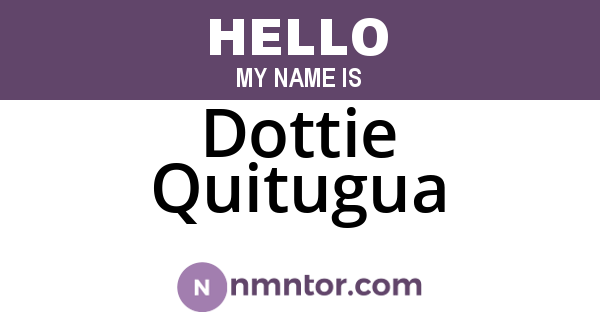 Dottie Quitugua