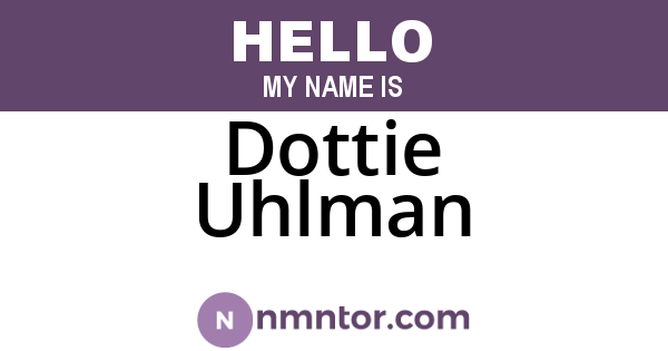 Dottie Uhlman