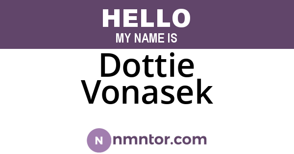 Dottie Vonasek