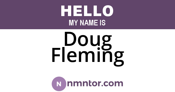 Doug Fleming