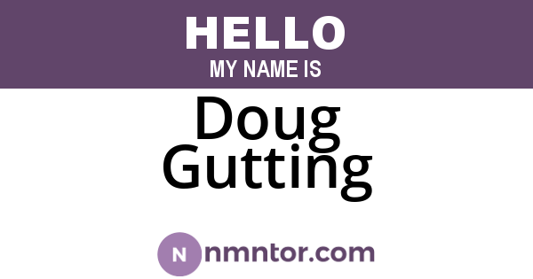 Doug Gutting