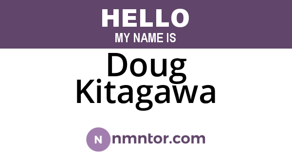 Doug Kitagawa