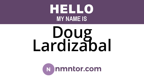 Doug Lardizabal