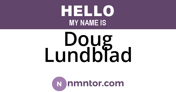 Doug Lundblad