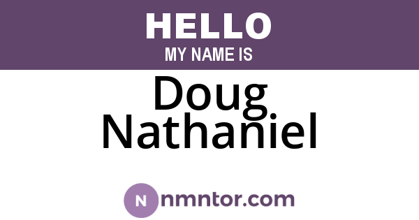 Doug Nathaniel