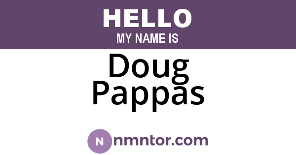 Doug Pappas