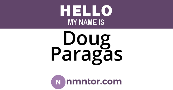 Doug Paragas