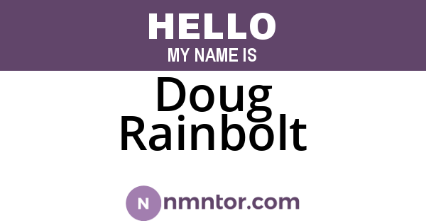 Doug Rainbolt