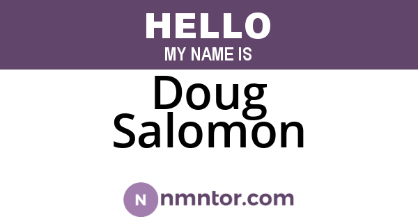 Doug Salomon
