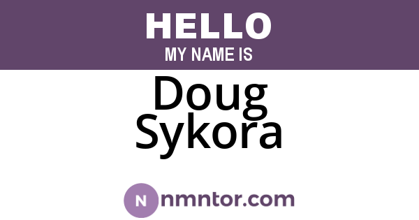 Doug Sykora