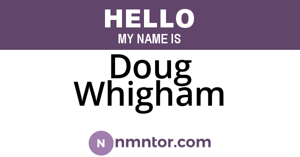 Doug Whigham