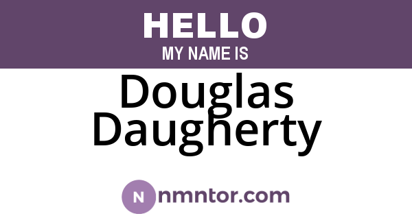 Douglas Daugherty
