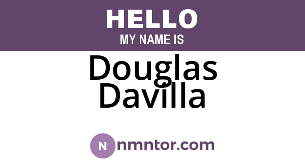 Douglas Davilla