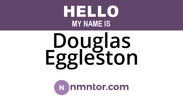 Douglas Eggleston