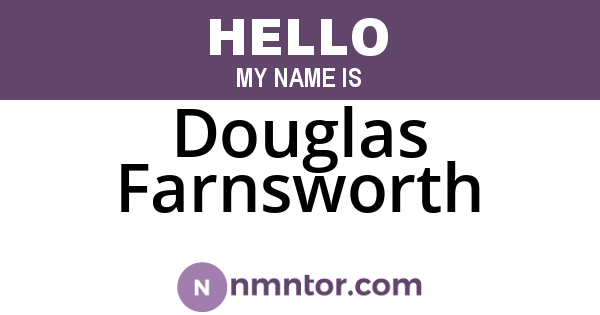 Douglas Farnsworth