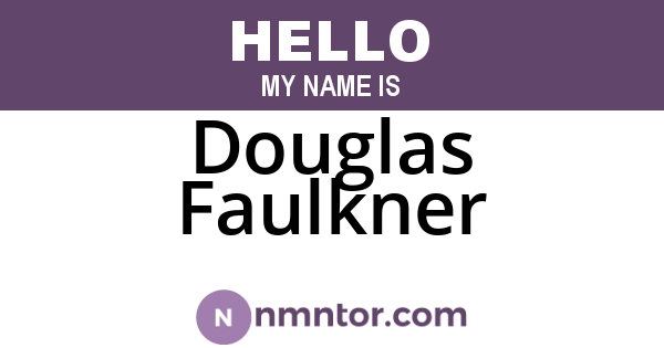 Douglas Faulkner