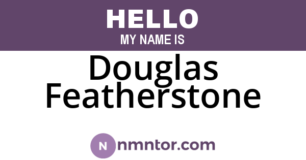 Douglas Featherstone