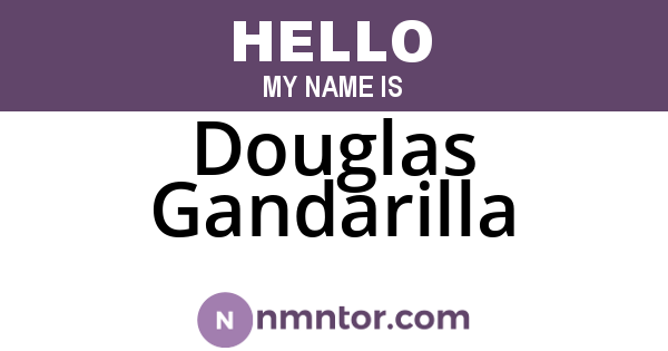 Douglas Gandarilla