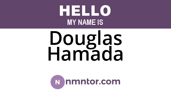 Douglas Hamada
