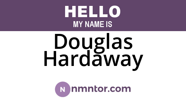 Douglas Hardaway