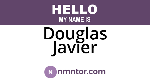 Douglas Javier
