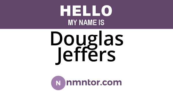 Douglas Jeffers