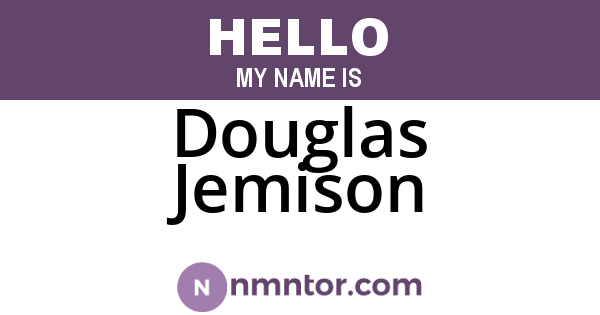 Douglas Jemison