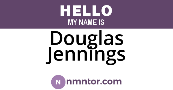 Douglas Jennings