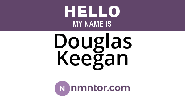 Douglas Keegan