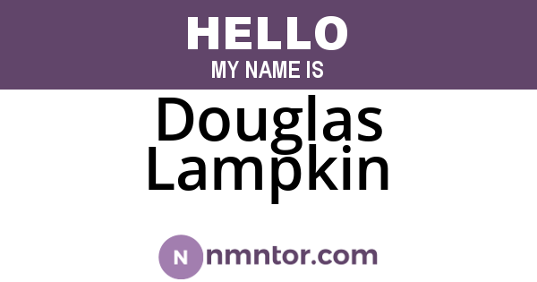 Douglas Lampkin