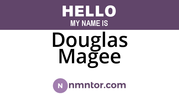 Douglas Magee