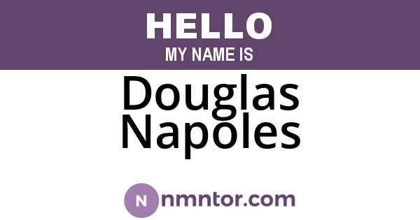 Douglas Napoles