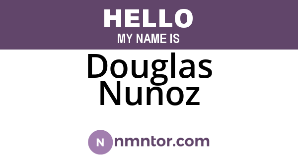 Douglas Nunoz