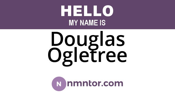 Douglas Ogletree
