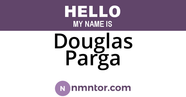 Douglas Parga
