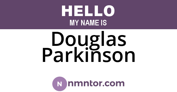 Douglas Parkinson