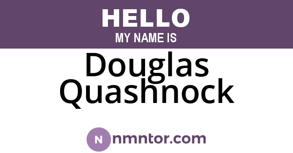 Douglas Quashnock
