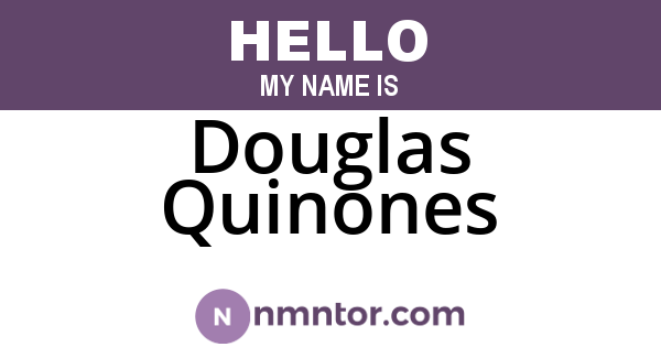 Douglas Quinones