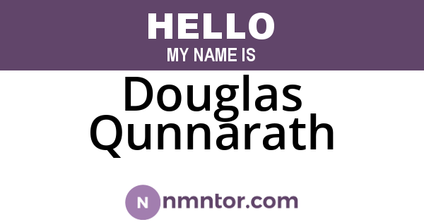 Douglas Qunnarath
