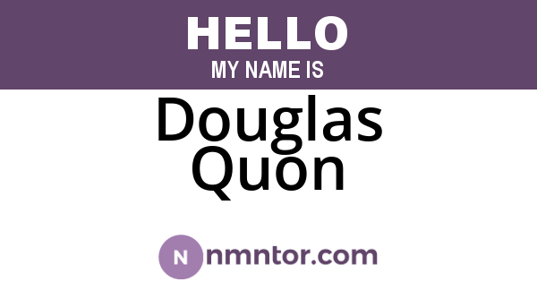 Douglas Quon