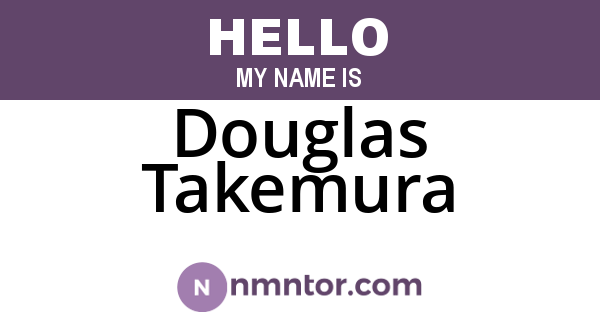 Douglas Takemura
